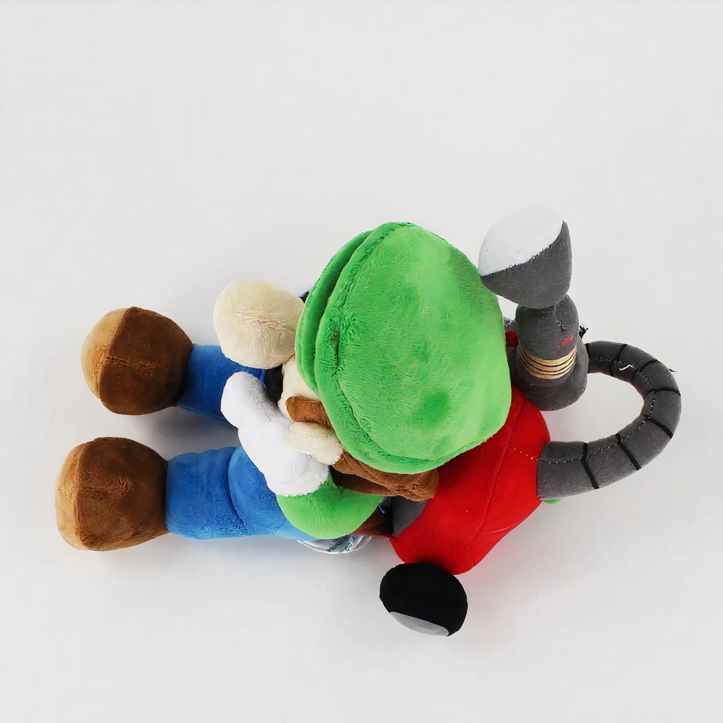 Peluche Luigi terrifié