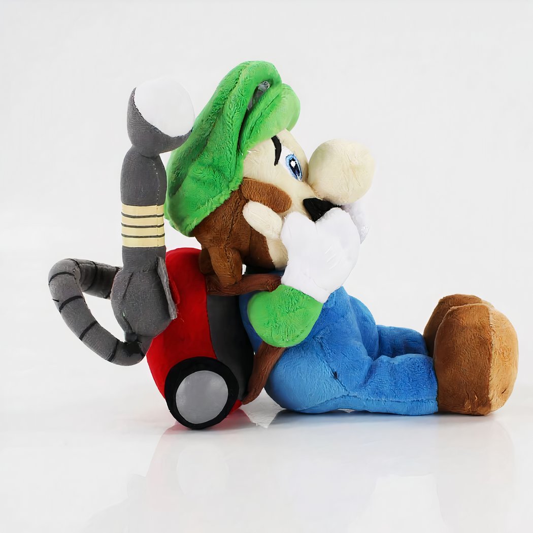 Peluche Luigi terrifié