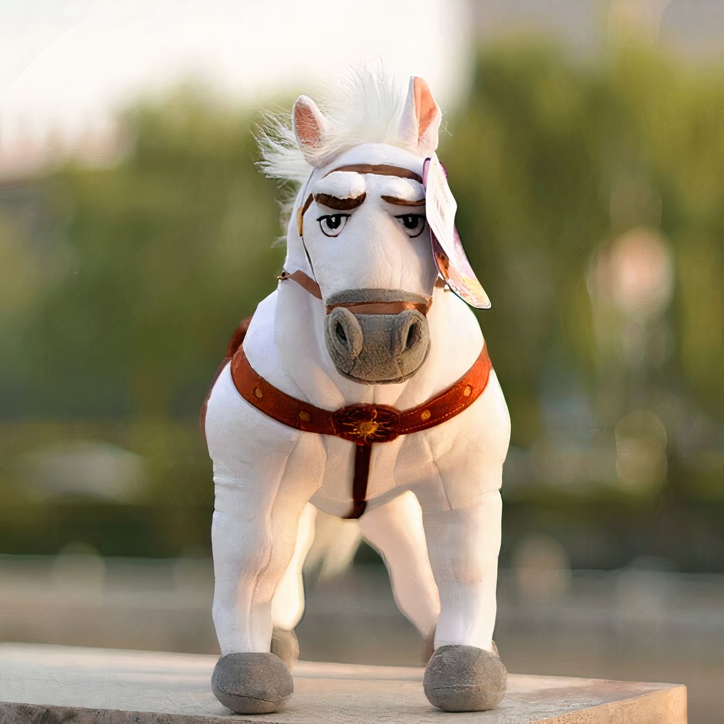 Peluche cheval Maximus de Raiponce