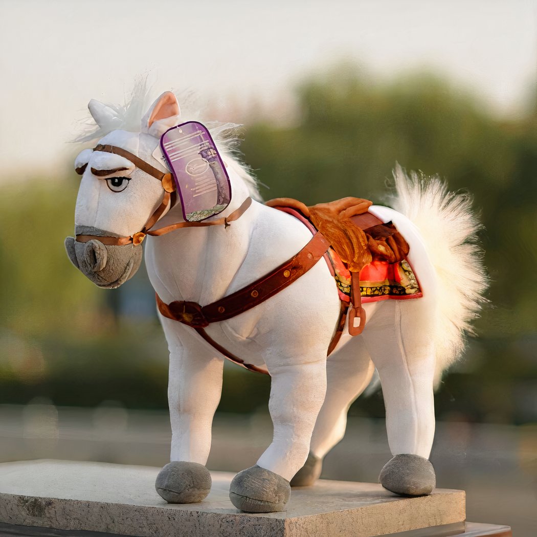 Peluche cheval Maximus de Raiponce