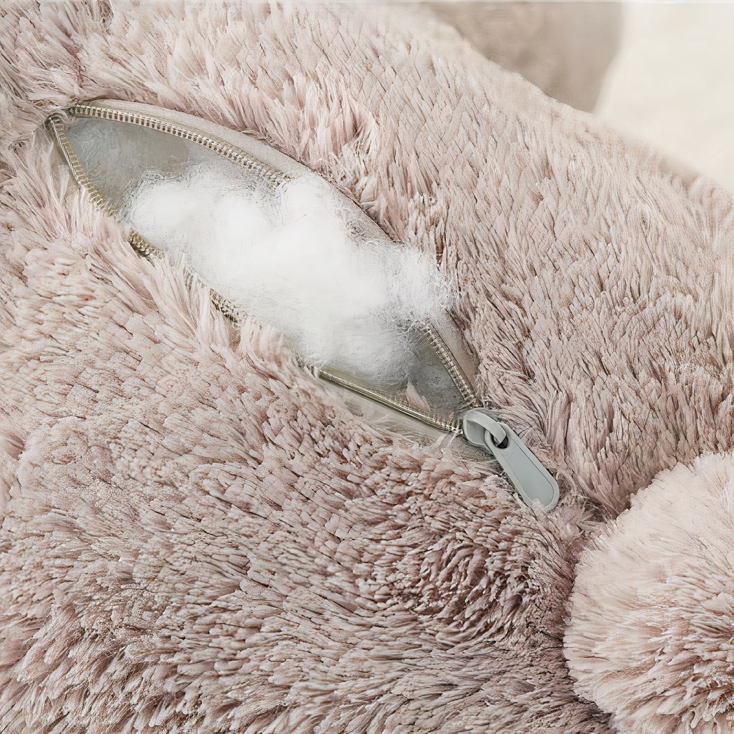 Peluche lapin gris géante