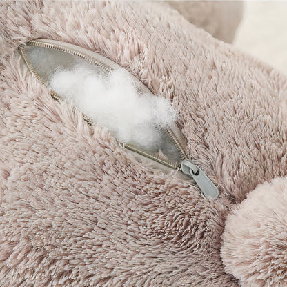 Peluche lapin gris géante