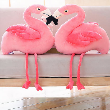 Peluche géante flamant rose