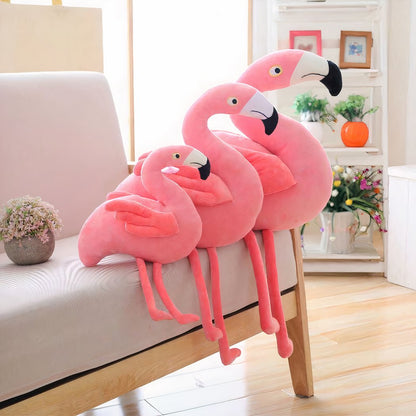 Peluche géante flamant rose