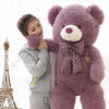 Peluche ours géant violet