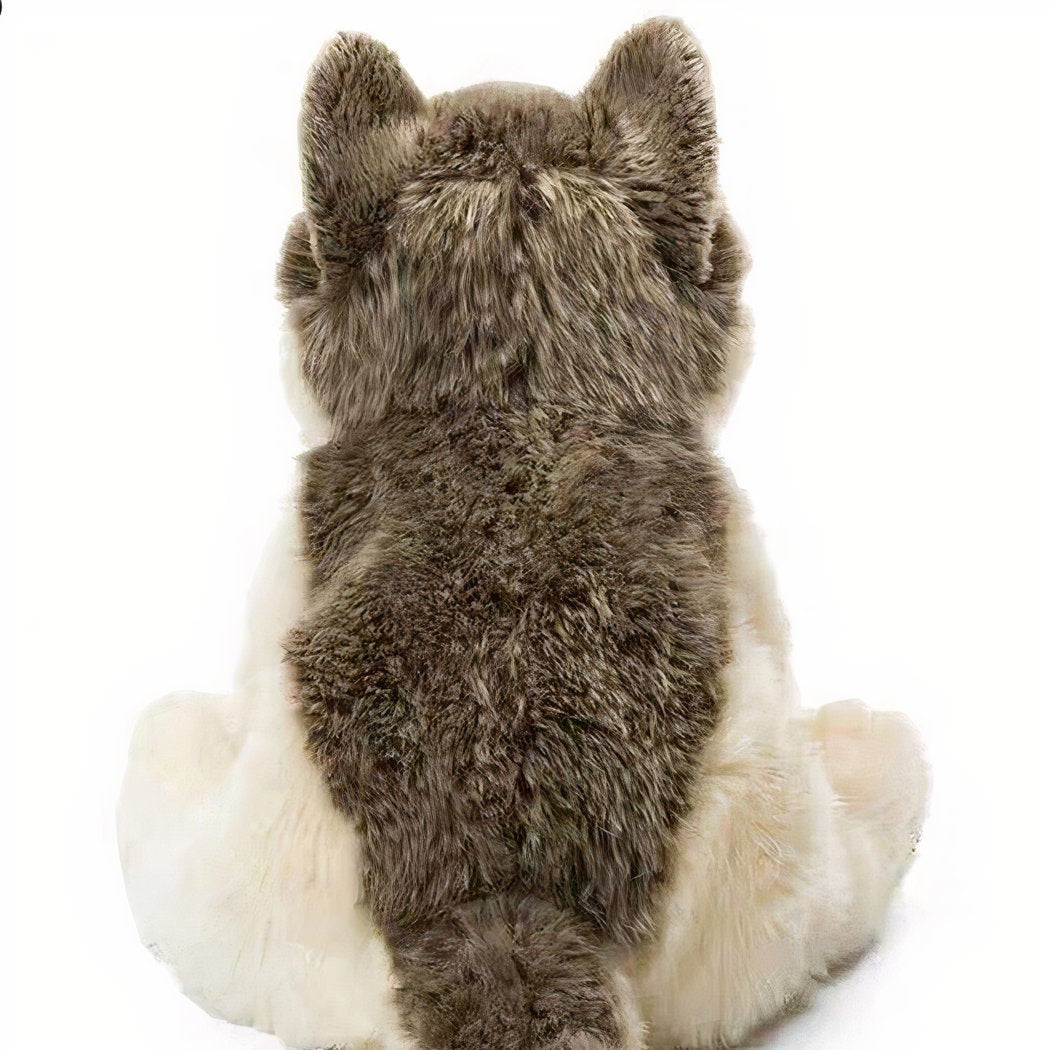 Peluche loup gris mignon