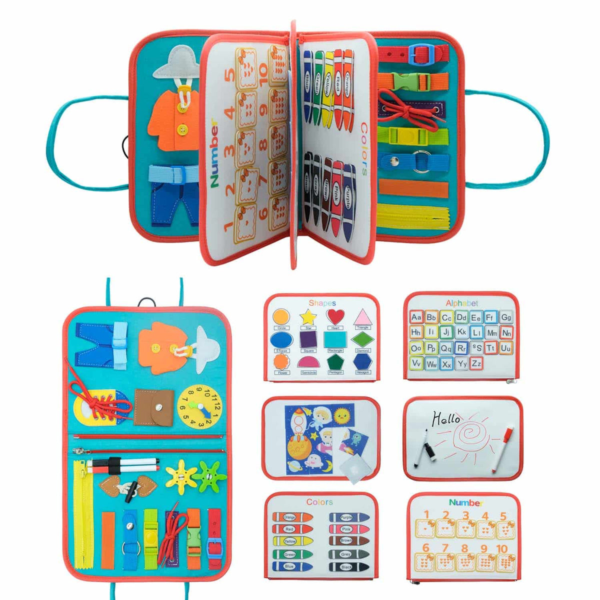 Sacoche d'apprentissage Montessori
