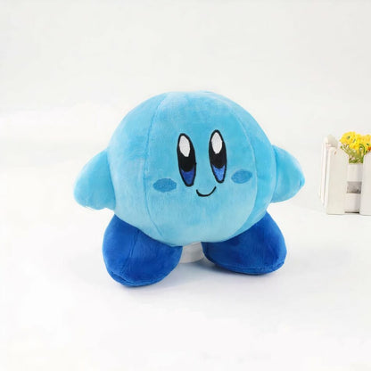Peluche Kirby souriant rose ou bleue