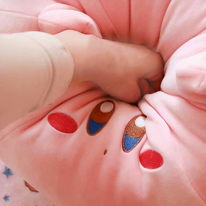 Peluche rose de Kirby aux joues rouges