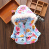 Parka Motif Fleurs pour Bébé