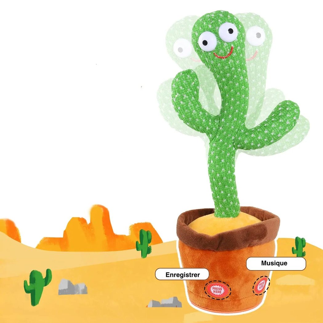 Peluche cactus dansant