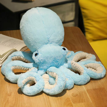 Peluche adorable de pieuvre colorée