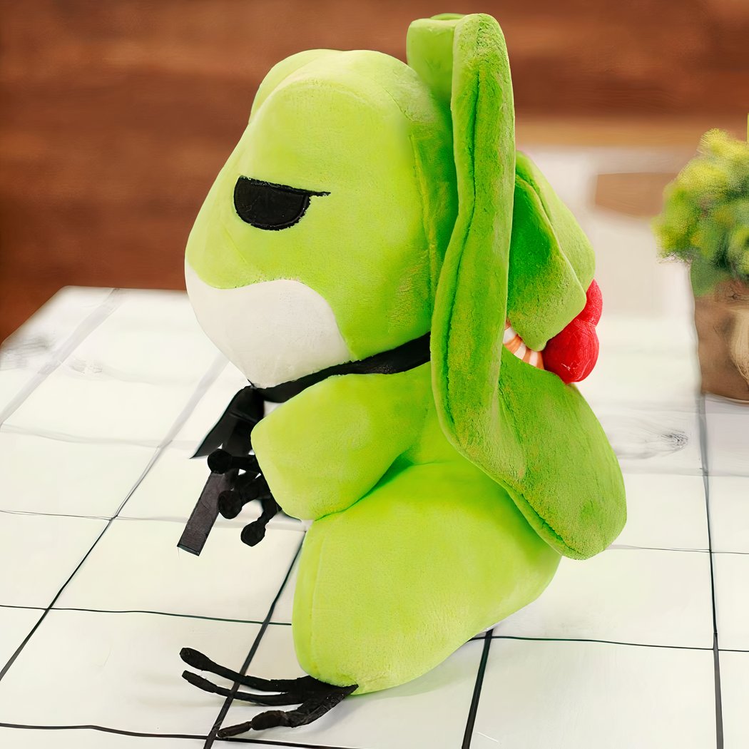 Peluche de grenouille avec chapeau