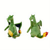 Peluche dragon vert géant