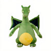 Peluche dragon vert géant