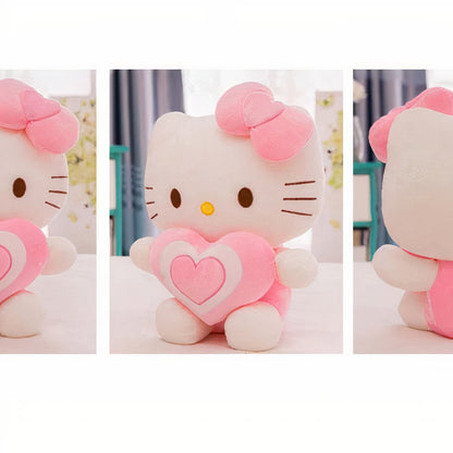 Peluche Hello Kitty avec un cœur