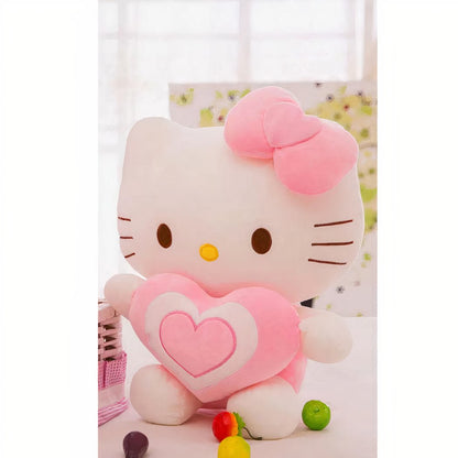 Peluche Hello Kitty avec un cœur