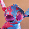 Peluche Stitch colorée rose et bleu clair Disney pour enfant