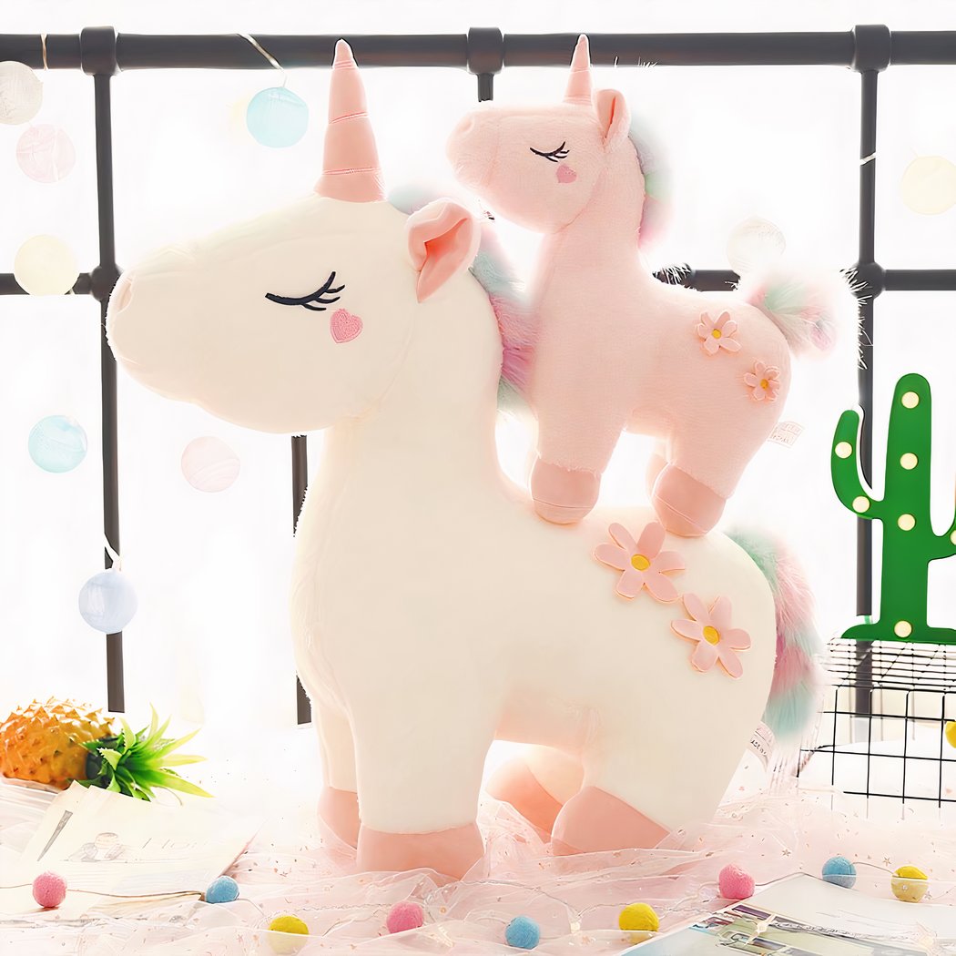 Peluche de licorne toute douce pour enfants