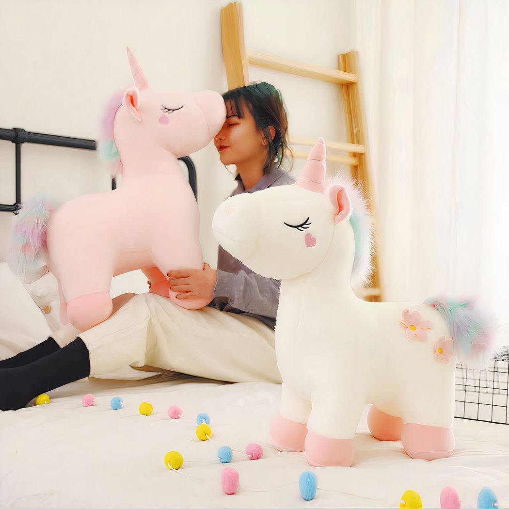 Peluche de licorne toute douce pour enfants