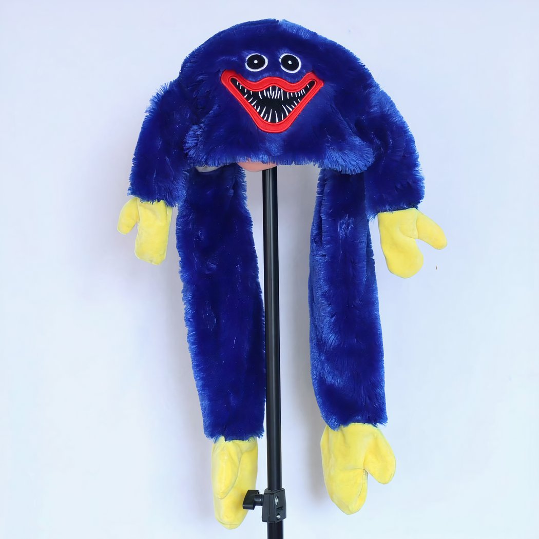 Chapeau Huggy Wuggy peluche qui fait peur
