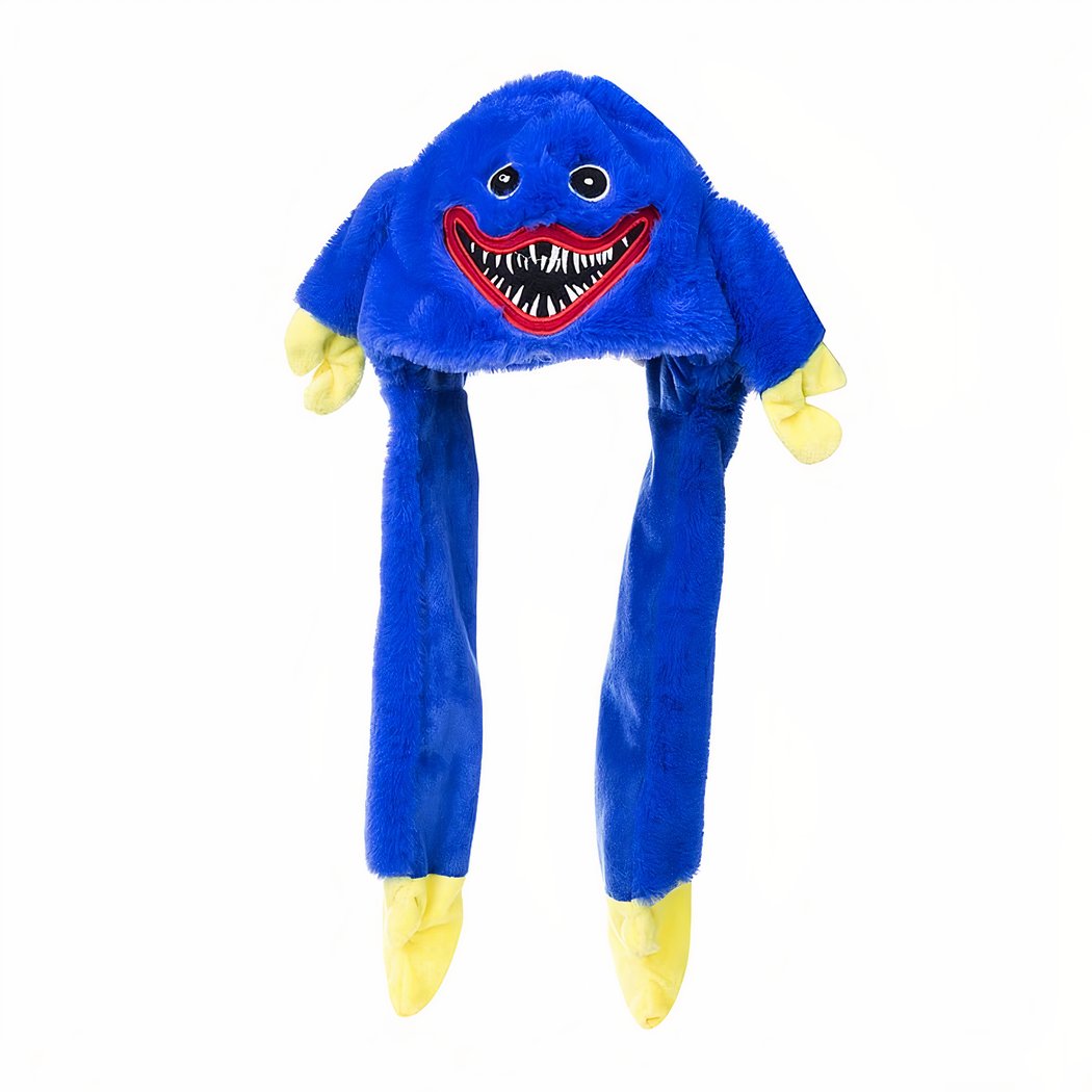 Chapeau Huggy Wuggy peluche qui fait peur