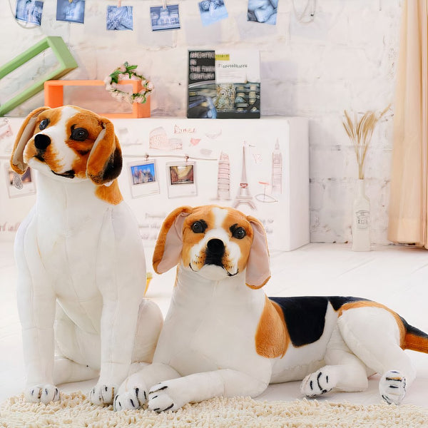 Peluche chien beagle