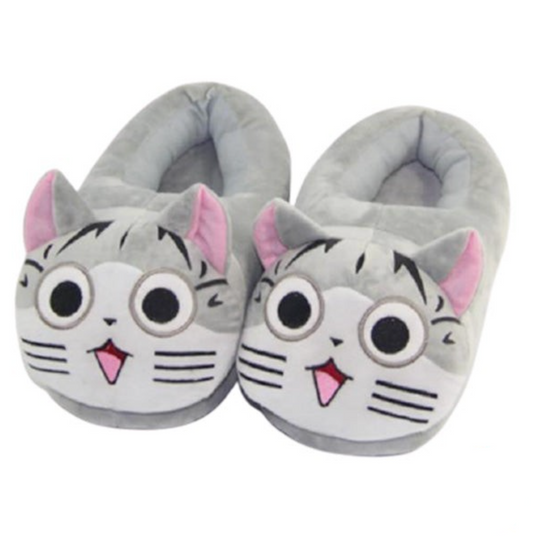 Chaussons Chat Coton