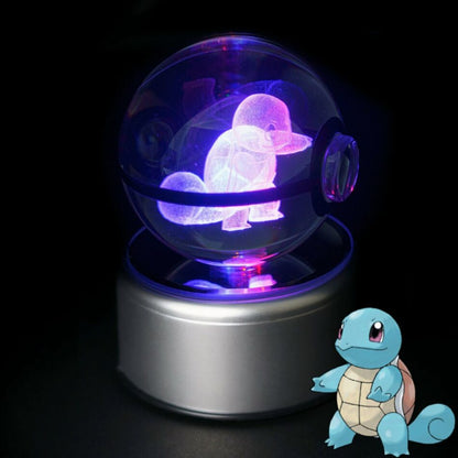 Pokéball Lumineuse en Cristal Pokémon