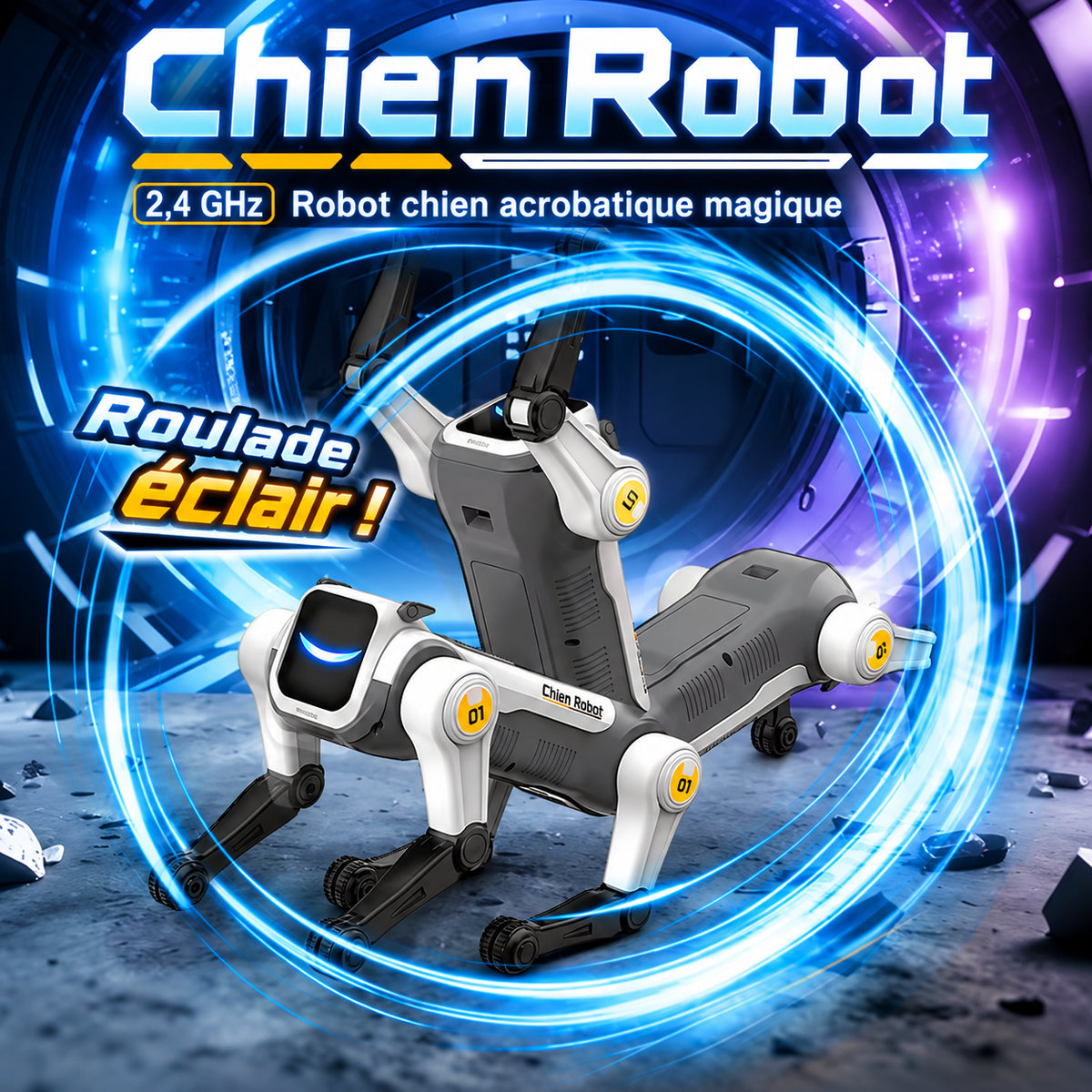 Chien robot intelligent