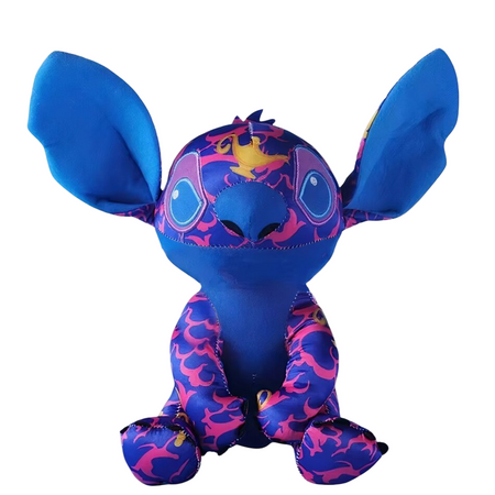 Peluche Stitch colorée bleu et rose pour enfant