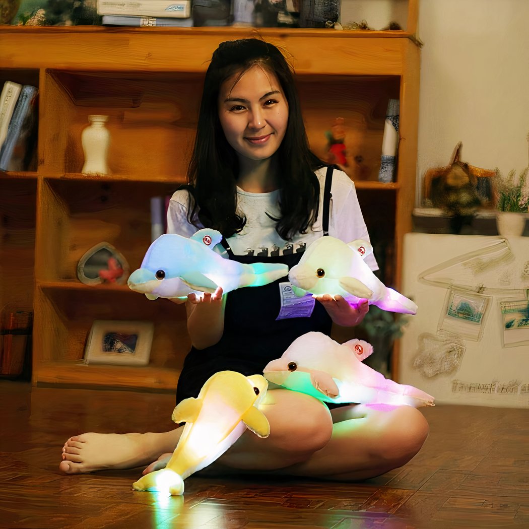 Peluche dauphin lumineux