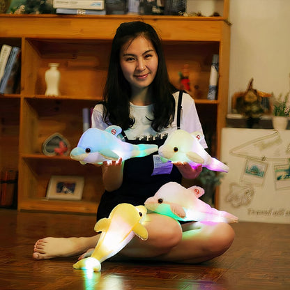 Peluche dauphin lumineux