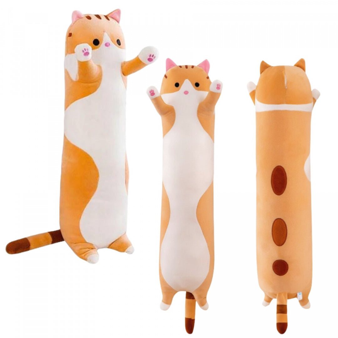 Peluche chat oreiller géante