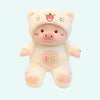 Peluche cochon déguisé en chat