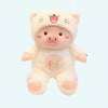 Peluche cochon déguisé en chat