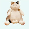Peluche gros chat blanc