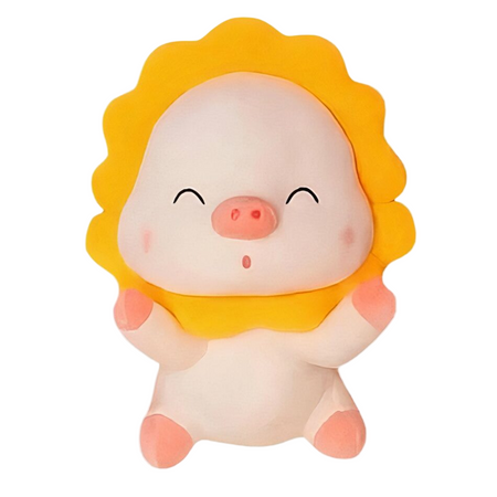 Peluche cochon tournesol