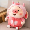 Peluche cochon kawaii rose