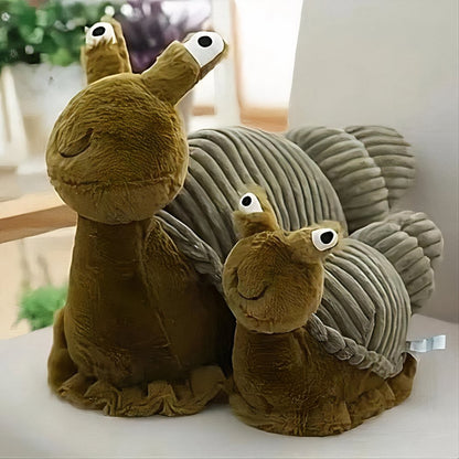 Peluche escargot vert