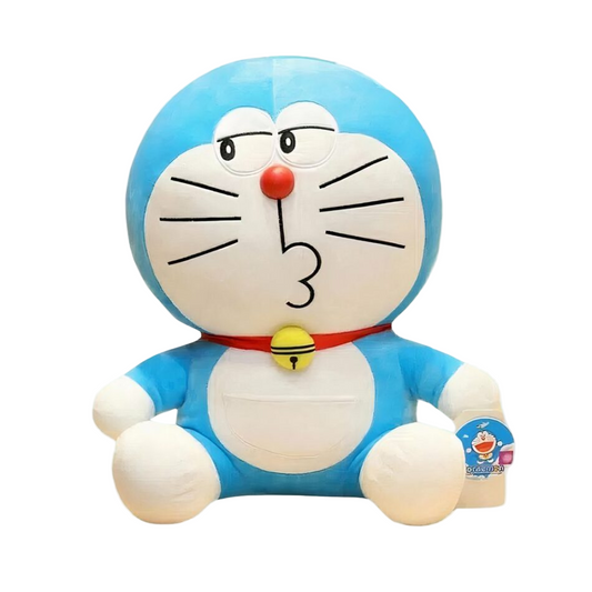 Peluche Doraemon avec visage indifférent