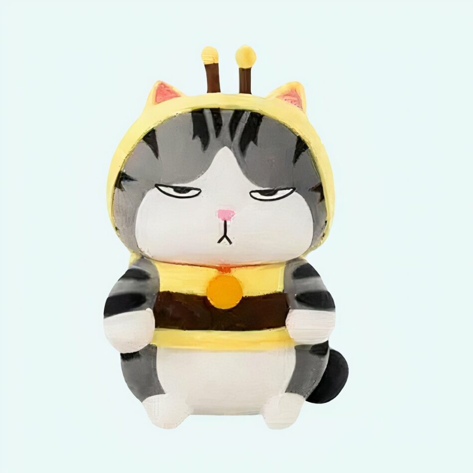 Peluche chat design mignon