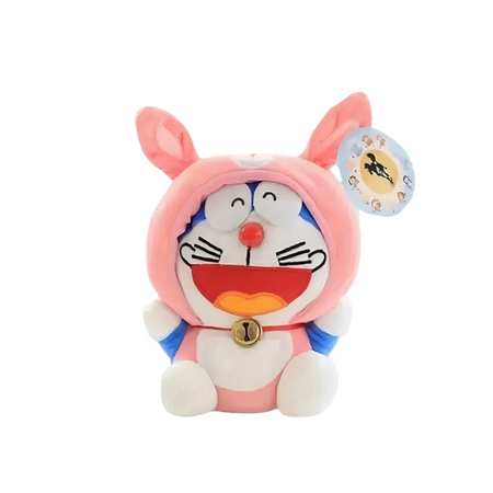 Peluche Doraemon déguisé en lapin