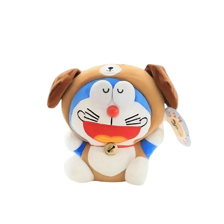 Peluche Doraemon déguisée en chien