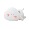 Peluche chat blanc kawaii endormi