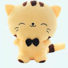 Peluche bébé chat jaune
