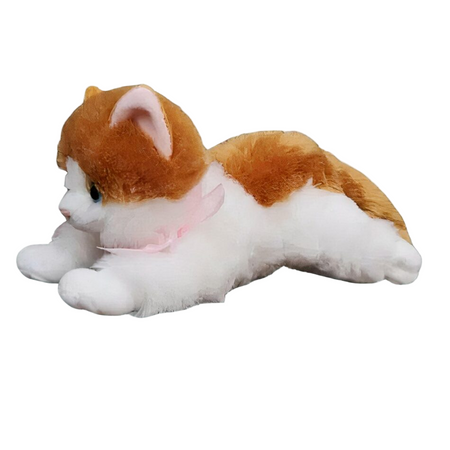 Peluche chaton marron