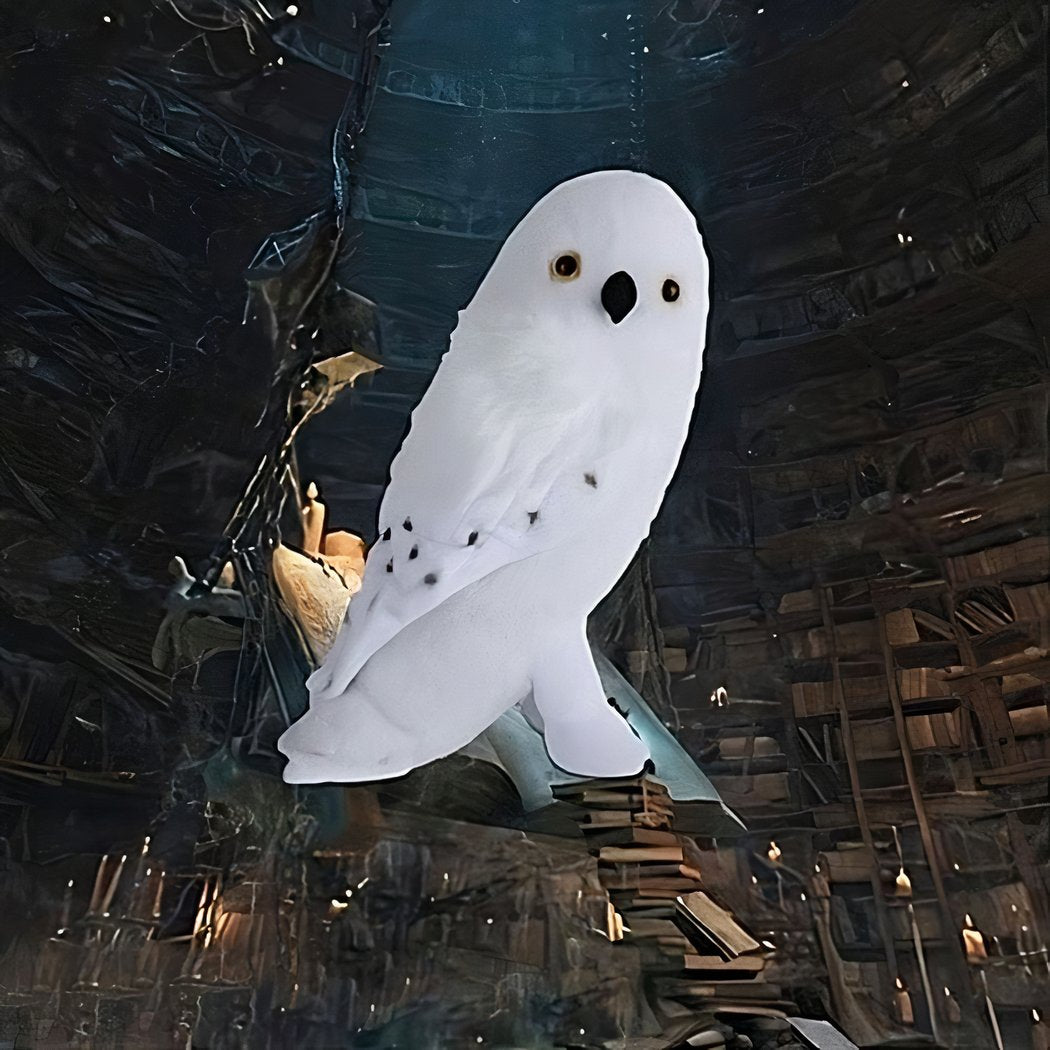 Peluche Hedwige Harry Potter