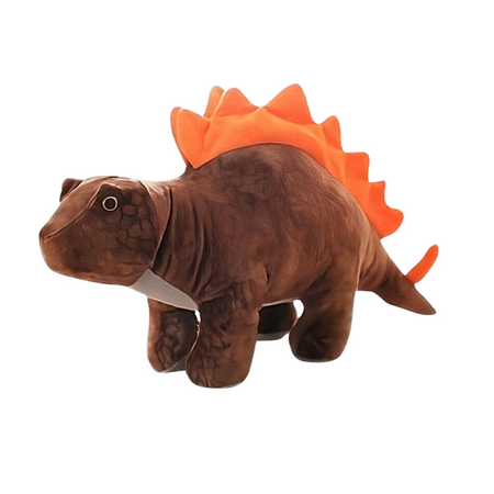 Peluche stégosaure marron