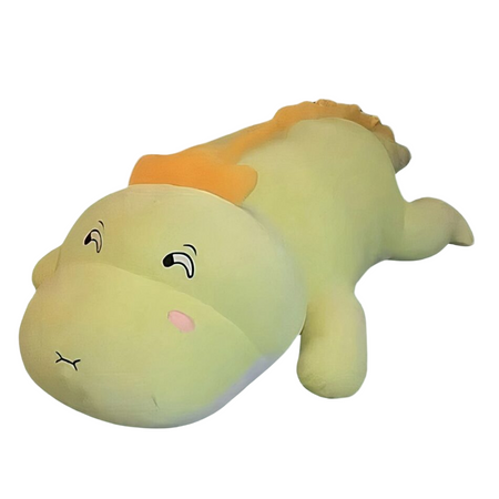 Peluche dinosaure vert clair adorable